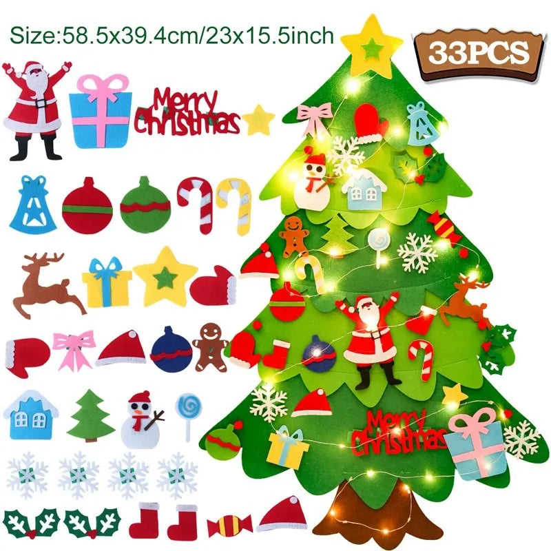 Arbol navidad fieltro